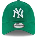 petten-gebogen-groen-verstelbaar-9twenty-core-classic-van-new-york-yankees-mlb-van-new-era