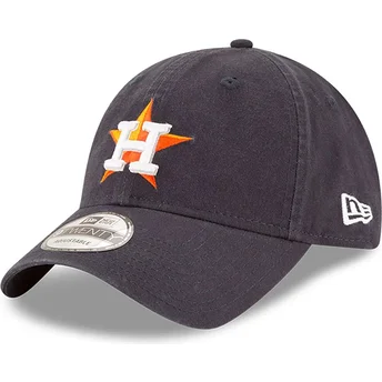 Gorra curva azul marino ajustable 9TWENTY Core Classic de Houston Astros MLB de New Era