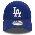 petten-gebogen-blauw-verstelbaar-9twenty-core-classic-van-los-angeles-dodgers-mlb-van-new-era
