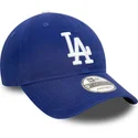 petten-gebogen-blauw-verstelbaar-9twenty-core-classic-van-los-angeles-dodgers-mlb-van-new-era