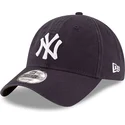 petten-gebogen-marineblauw-verstelbare-band-9twenty-core-classic-van-new-york-yankees-mlb-van-new-era