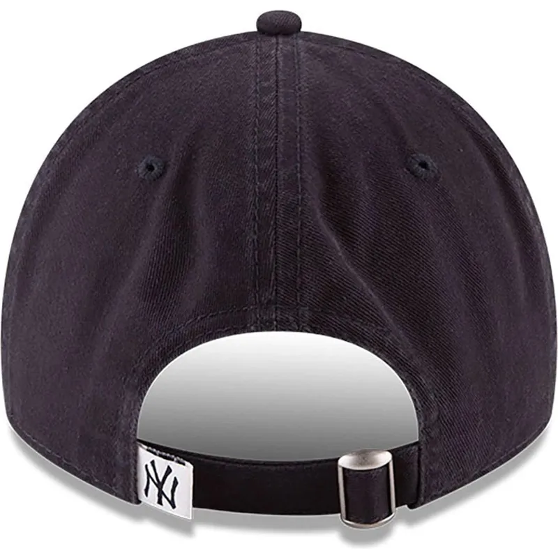 petten-gebogen-marineblauw-verstelbaar-9twenty-core-classic-van-new-york-yankees-mlb-van-new-era