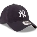 berretto-curvo-blu-navy-regolabile-9twenty-core-classic-dei-new-york-yankees-mlb-di-new-era
