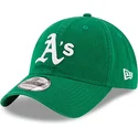 gorra-curva-verde-ajustable-9twenty-core-classic-de-oakland-athletics-mlb-de-new-era