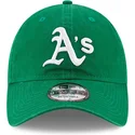 gorra-curva-verde-ajustable-9twenty-core-classic-de-oakland-athletics-mlb-de-new-era