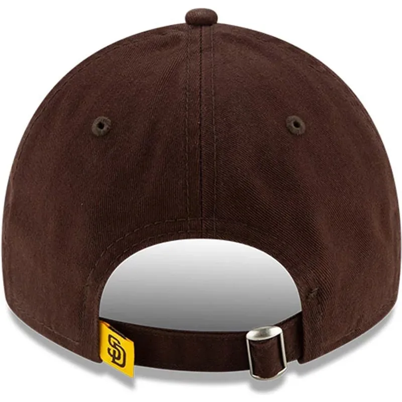 petten-gebogen-bruin-verstelbaar-9twenty-core-classic-van-san-diego-padres-mlb-van-new-era
