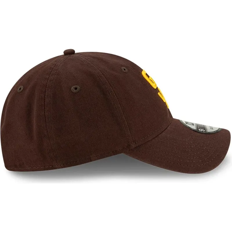 petten-gebogen-bruin-verstelbaar-9twenty-core-classic-van-san-diego-padres-mlb-van-new-era