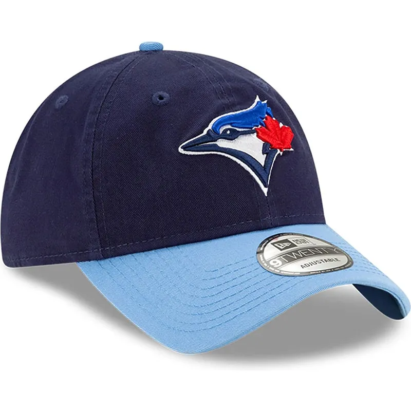cappellino-curvo-blu-marino-regolabile-9twenty-core-classic-dei-toronto-blue-jays-mlb-di-new-era