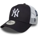 gorra-trucker-azul-marino-y-blanca-a-frame-multi-patch-de-new-york-yankees-mlb-de-new-era