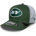 gorra-trucker-verde-y-blanca-9seventy-stretch-snap-de-new-york-jets-nfl-de-new-era