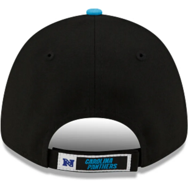 cappellino-curvo-nero-e-blu-regolabile-9forty-the-league-di-carolina-panthers-nfl-di-new-era