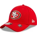 petten-gebogen-rood-verstelbare-band-voor-kinderen-9forty-the-league-van-san-francisco-49ers-nfl-van-new-era