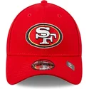 cappellino-curvo-rosso-regolabile-per-bambino-9forty-the-league-dei-san-francisco-49ers-nfl-di-new-era