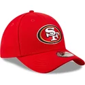 petten-gebogen-rood-verstelbare-band-voor-kinderen-9forty-the-league-van-san-francisco-49ers-nfl-van-new-era
