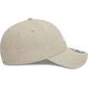 petten-gebogen-beige-verstelbare-band-9forty-league-essential-van-new-york-yankees-mlb-van-new-era