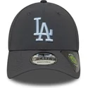 cappellino-grigio-curvo-regolabile-con-logo-blu-9forty-recycled-dei-los-angeles-dodgers-mlb-di-new-era
