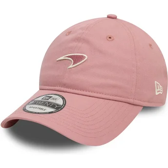 Gorra curva rosa ajustable con logo rosa 9TWENTY Seasonal de McLaren Racing Formula 1 de New Era