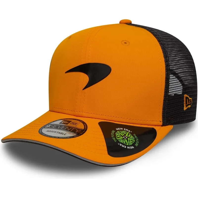 czapka-trucker-pomaranczowo-czarna-9seventy-stretch-snap-mclaren-racing-formula-1-new-era