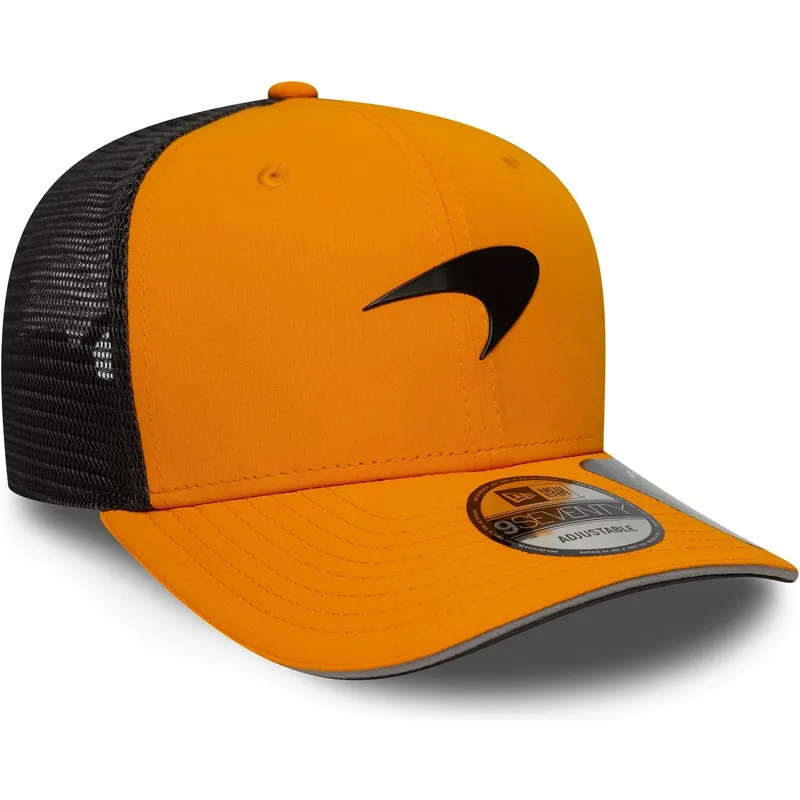 trucker-kasket-orange-og-sort-9seventy-stretch-snap-fra-mclaren-racing-formula-1-fra-new-era
