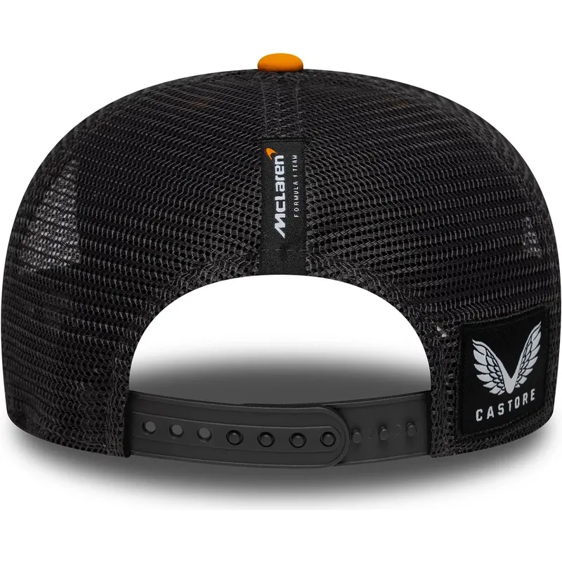 trucker-kasket-orange-og-sort-9seventy-stretch-snap-fra-mclaren-racing-formula-1-fra-new-era