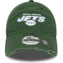 gorra-curva-verde-ajustable-9twenty-washed-distress-de-new-york-jets-nfl-de-new-era