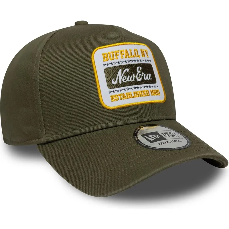 zielona-czapka-z-zakrzywionym-daszkiem-snapback-e-frame-washed-patch-od-new-era