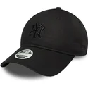 gorra-curva-negra-ajustable-para-mujer-con-logo-negro-9twenty-bow-back-de-new-york-yankees-mlb-de-new-era