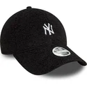 cappellino-curvo-nero-regolabile-da-donna-9forty-borg-dei-new-york-yankees-mlb-di-new-era