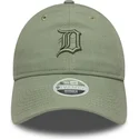 gorra-curva-verde-ajustable-para-mujer-con-logo-verde-9twenty-linen-de-detroit-tigers-mlb-de-new-era