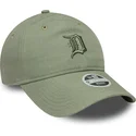 gorra-curva-verde-ajustable-para-mujer-con-logo-verde-9twenty-linen-de-detroit-tigers-mlb-de-new-era