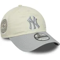 petten-gebogen-beige-verstelbare-band-9twenty-world-series-cooperstown-van-new-york-yankees-mlb-van-new-era
