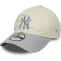 petten-gebogen-beige-verstelbare-band-9twenty-world-series-cooperstown-van-new-york-yankees-mlb-van-new-era