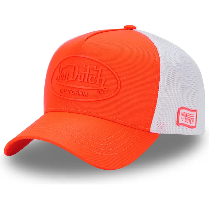 czapka-trucker-pomaranczowo-biala-fluo04-von-dutch
