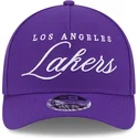 petten-gebogen-paars-snapback-9forty-m-crown-draft-2025-van-los-angeles-lakers-nba-van-new-era
