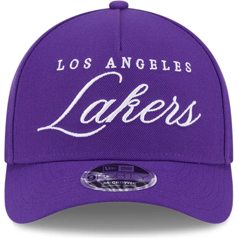petten-gebogen-paars-snapback-9forty-m-crown-draft-2025-van-los-angeles-lakers-nba-van-new-era