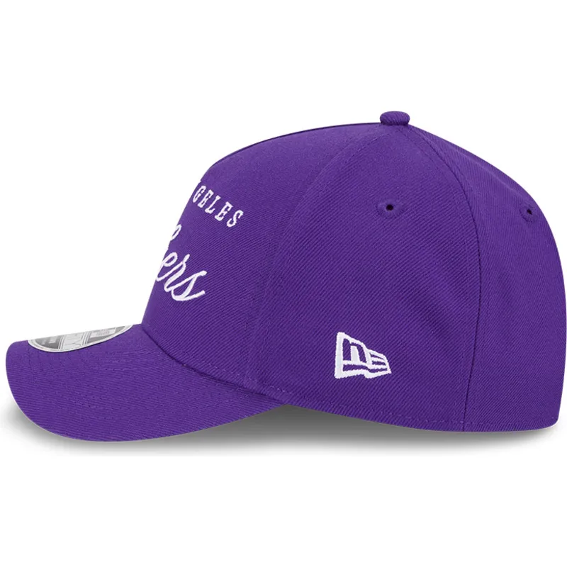 petten-gebogen-paars-snapback-9forty-m-crown-draft-2025-van-los-angeles-lakers-nba-van-new-era