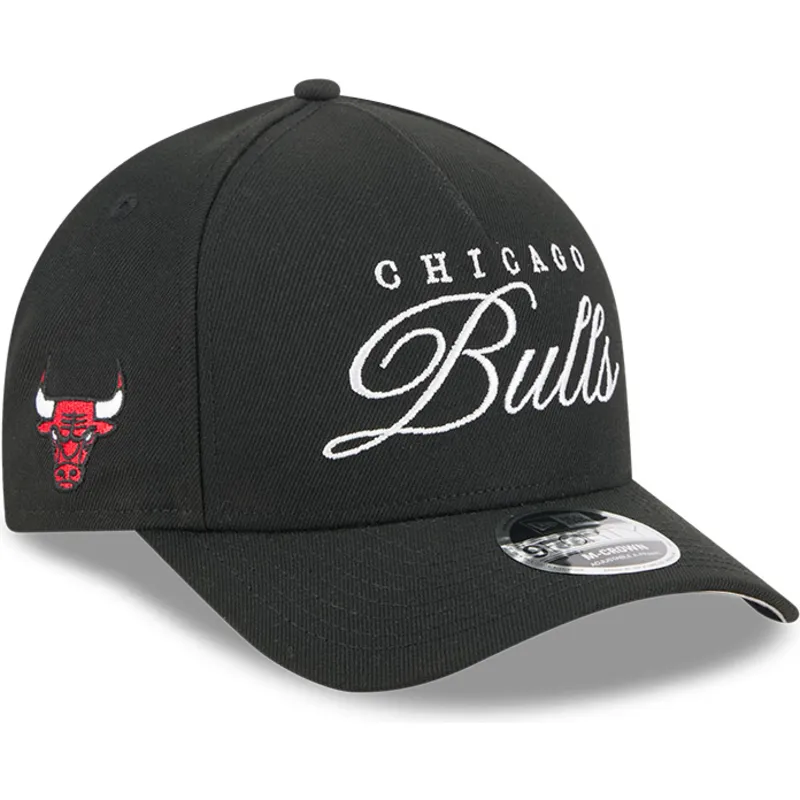 petten-gebogen-zwart-snapback-9forty-m-crown-draft-2025-van-chicago-bulls-nba-van-new-era