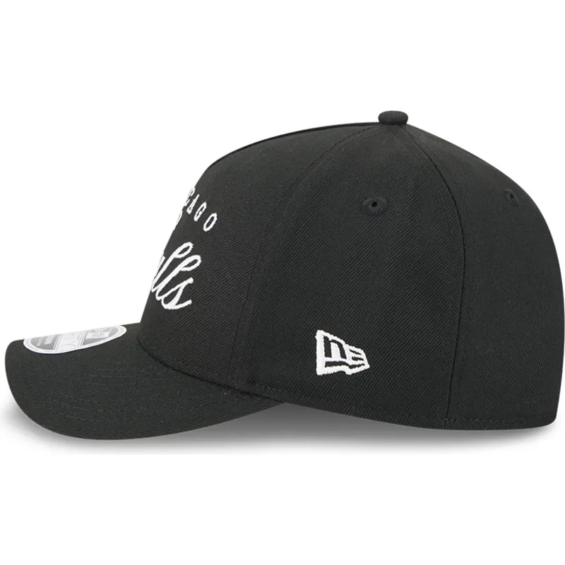 petten-gebogen-zwart-snapback-9forty-m-crown-draft-2025-van-chicago-bulls-nba-van-new-era