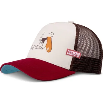 Petten gebogen meerkleurig snapback Surf Bites HFT van Coastal
