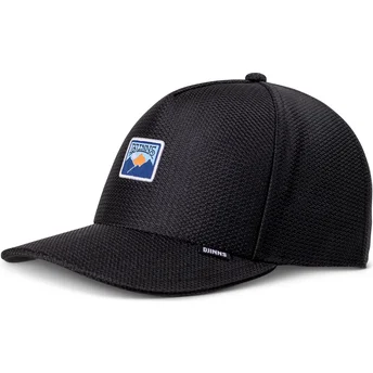 Cappellino snapback nero con visiera curva Mountain HFT Perfo di Djinns