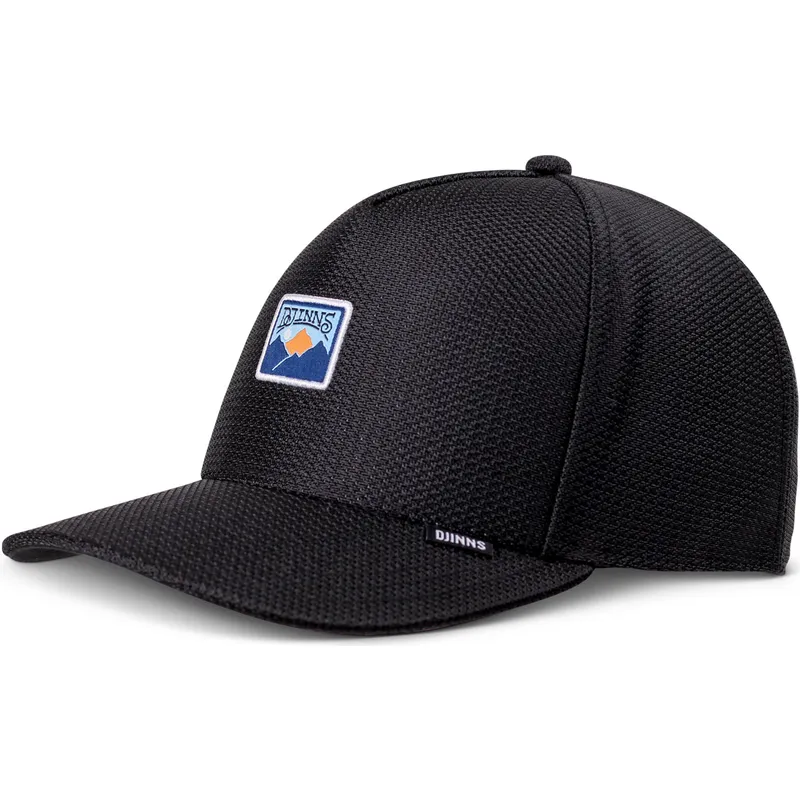 cappellino-curvo-nero-snapback-mountain-hft-perfo-di-djinns