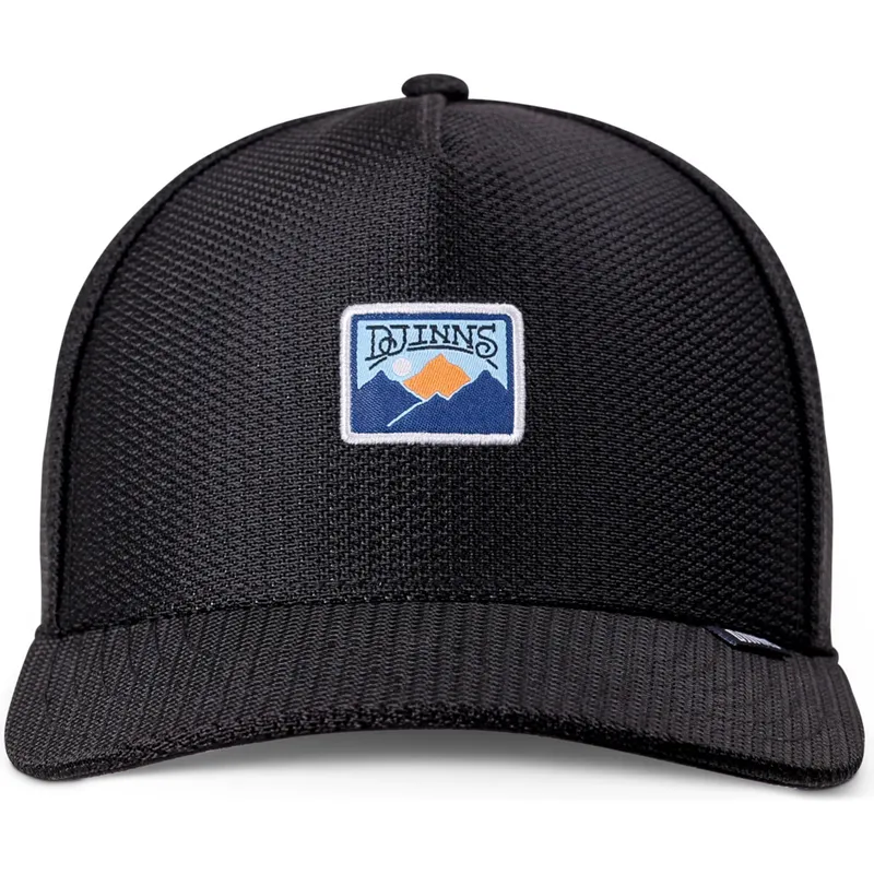 petten-gebogen-zwart-snapback-van-djinns