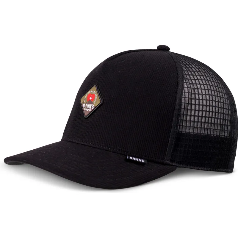 petten-gebogen-zwart-snapback-van-djinns