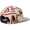 gorra-plana-beige-y-gris-snapback-tutanch-linen-de-djinns