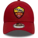 verstellbare-rote-curved-cap-9forty-core-der-associazione-sportiva-roma-serie-a-von-new-era