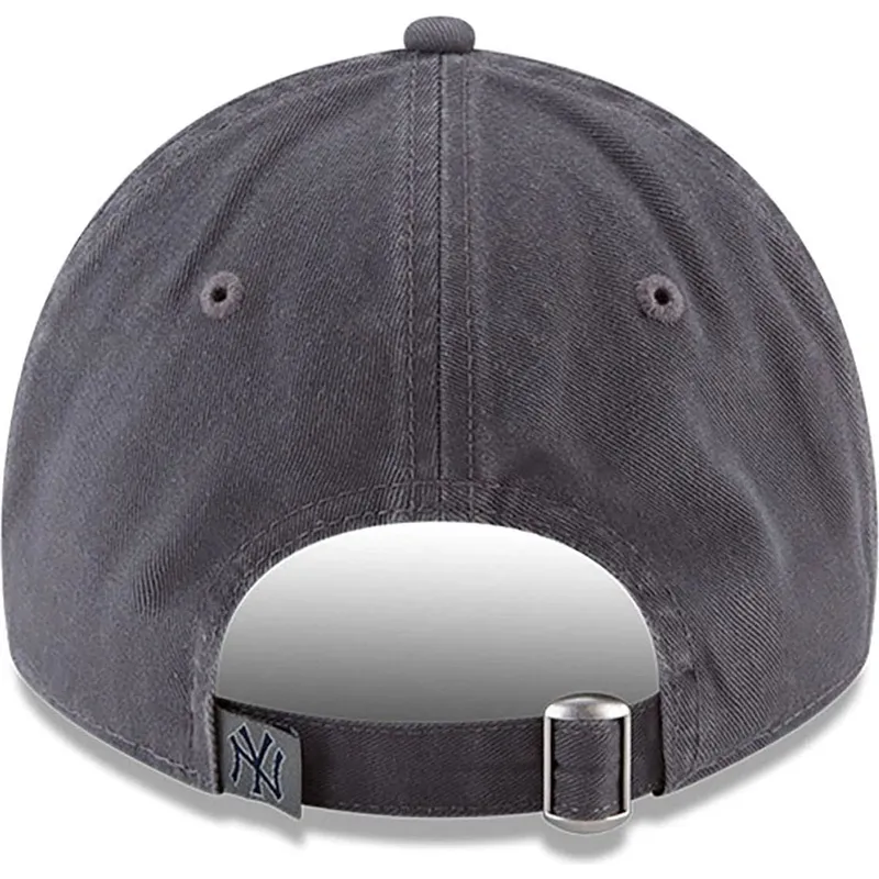 petten-gebogen-grijs-verstelbare-band-9twenty-core-classics-van-new-york-yankees-mlb-van-new-era