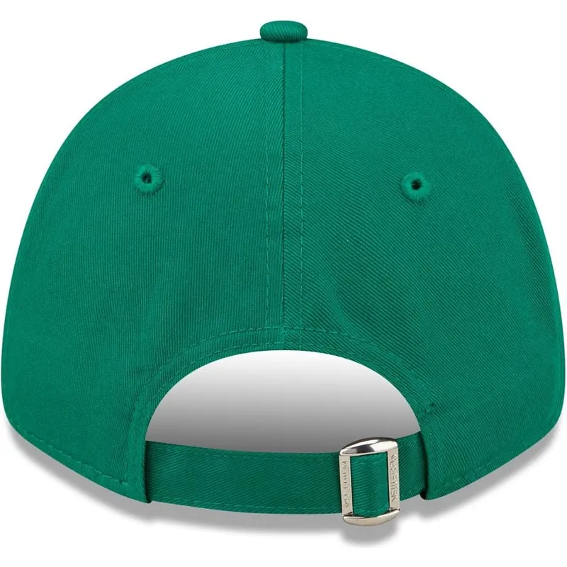 gron-justerbar-curved-kasket-til-kvinder-9forty-league-essential-fra-new-york-yankees-mlb-fra-new-era