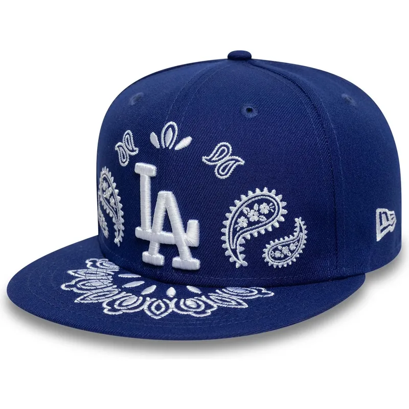 bla-platt-keps-justerad-59fifty-paisley-los-angeles-dodgers-mlb-fran-new-era