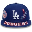 cappello-piatto-blu-regolabile-59fifty-all-over-dei-los-angeles-dodgers-mlb-di-new-era