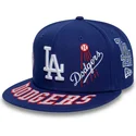 cappello-piatto-blu-regolabile-59fifty-all-over-dei-los-angeles-dodgers-mlb-di-new-era